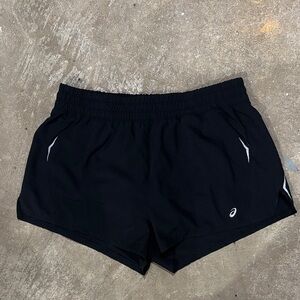 Asics Black Running Shorts